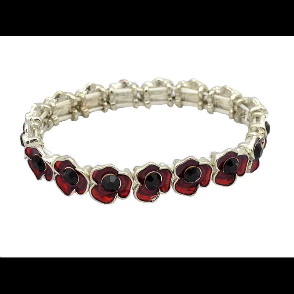 $6 POPPY BRACELET. NEW. STAINLESS STEEL. $6 if bundled - Picture 2 of 5